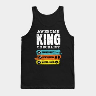 Awesome king checklist Tank Top